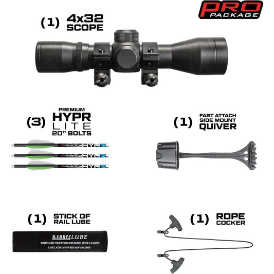 Killer Instinct Lethal 405 Crossbow Pro Package with Accessories