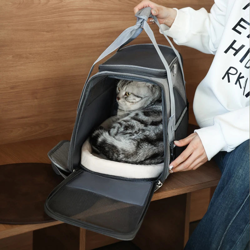 Soft-Sided Mesh Breathable Pet Transport Bag