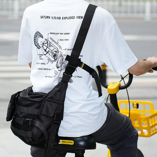 Adjustable Three-Point Anti-Slip Backpack Stability Strap