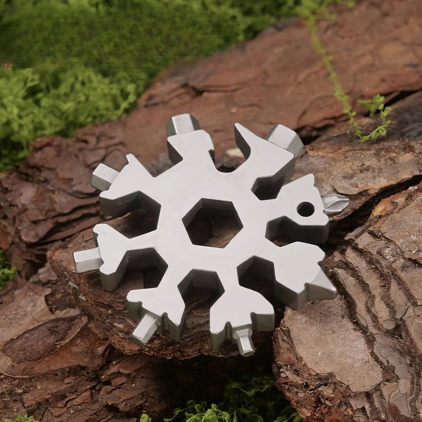 Stainless Steel Snowflake Multitool with Bottle Opener