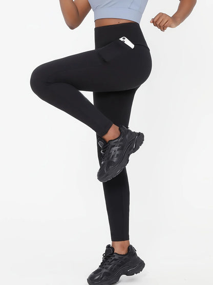 1PC Women’s Plus Size High-Waisted Black Yoga Leggings, Flexible Stretchy Comfort, Ideal for Pilates Gym Running Hiking Fitness