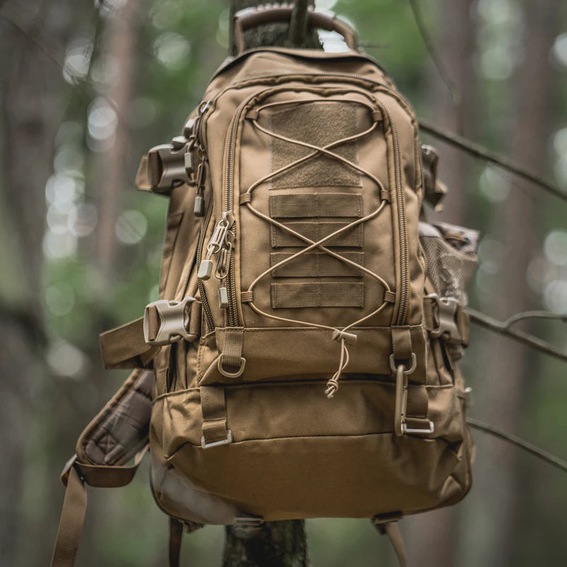LQARMY 65L Outdoor Tactical Outdoor Backpack Military Travel Rucksack