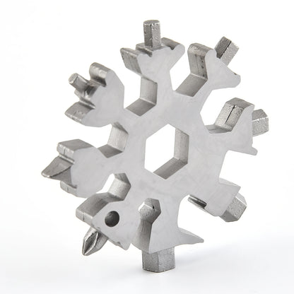 Stainless Steel Snowflake Multitool with Bottle Opener