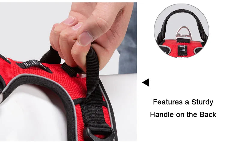 Truelove Reflective No-Pull Adjustable Nylon Dog Harness