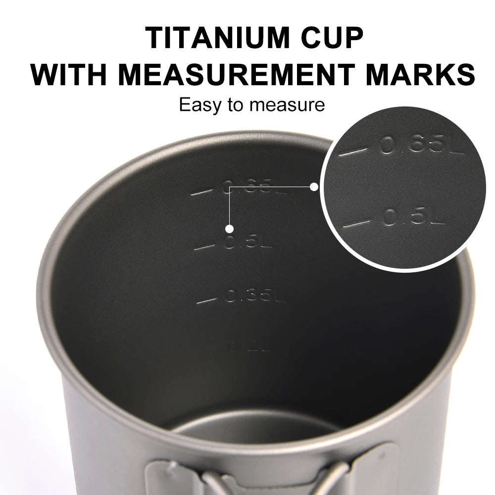 Widesea Titanium Camping Mugs/Cups