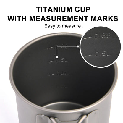 Widesea Titanium Camping Mugs/Cups