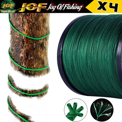 JOF Multifilament 300/100M Braided 4 Strands Fishing Line