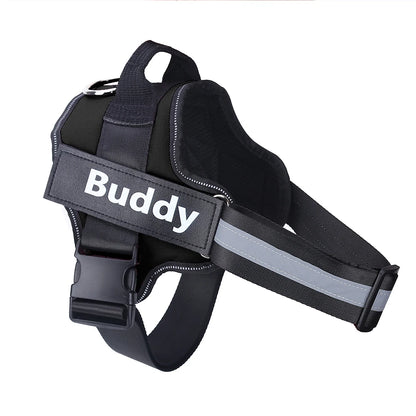 Personalized No-Pull Reflective Breathable Dog