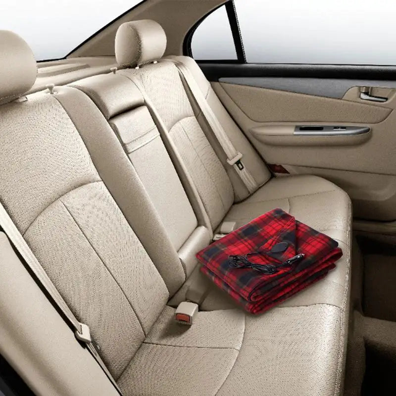 12V Electric Heated Car Throw Blanket