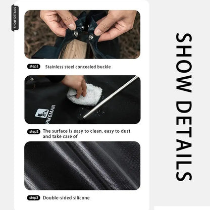 Flame-Retardant Fireproof Rug for Camping and Fireplaces