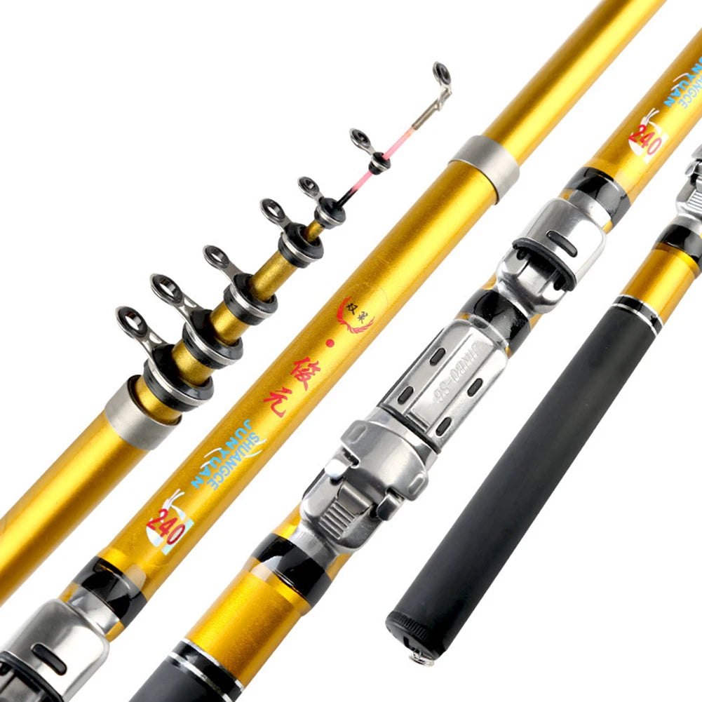 Lightweight Portable Carbon Telescopic Traveling Fishing Rod