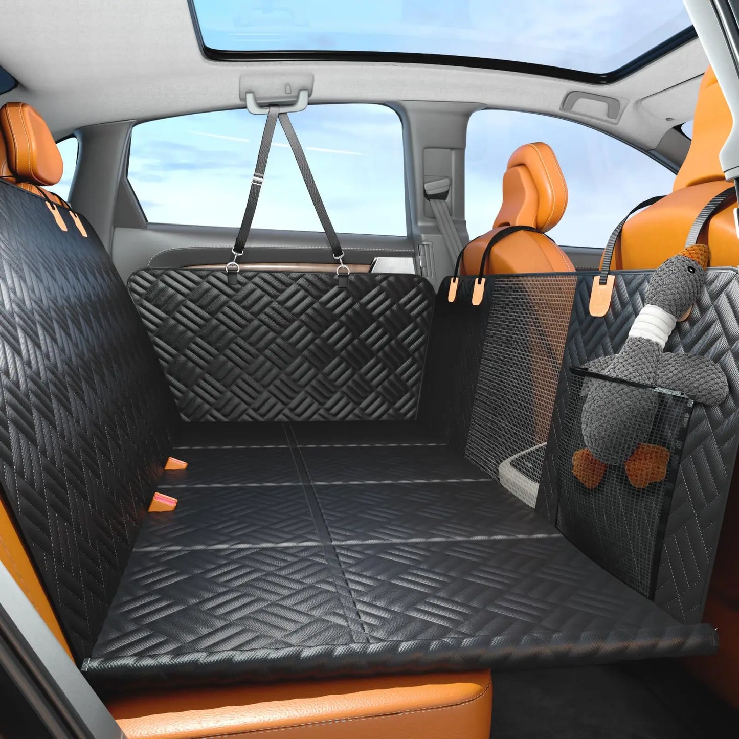 Heavy-Duty Rear Seat Extender Dog Hammock Cover
