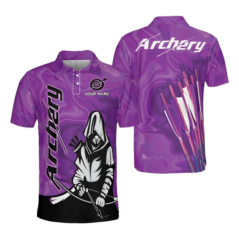 Male Casual Archery Polo Shirt