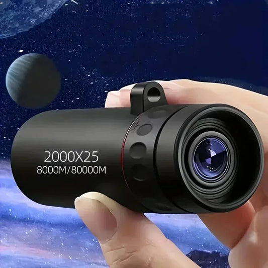 Mini 2000x25 HD Monocular Telescope for Camping Hunting & Birdwatching