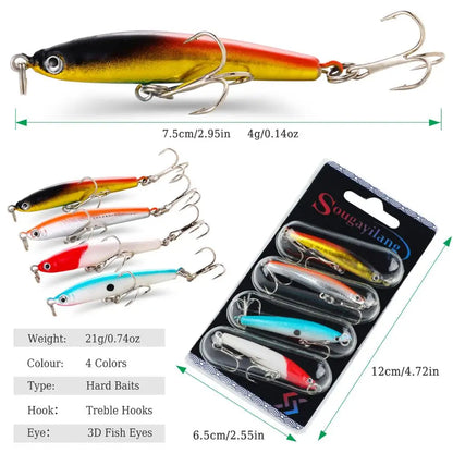 Sougayilang Wobbler Fishing Lures for Sea Carp