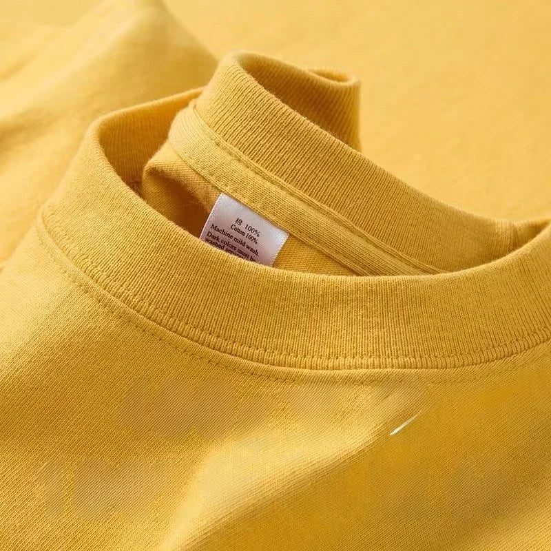 Unisex Heavyweight Pure Cotton Short Sleeve T-Shirts