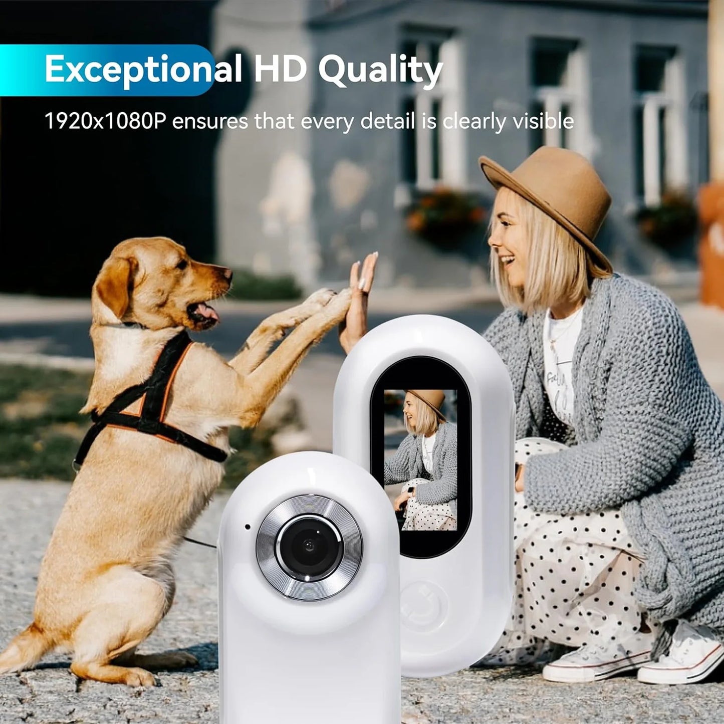 Small HD Camera Action Collar for Pets