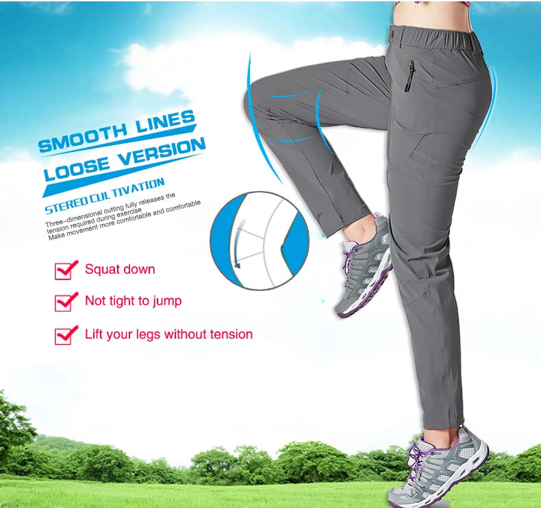 Women Ripstop Quick Dry Outdoor Adventure Waterproof Pants