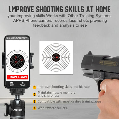 9mm Red Laser Dry Fire Training Cartridge