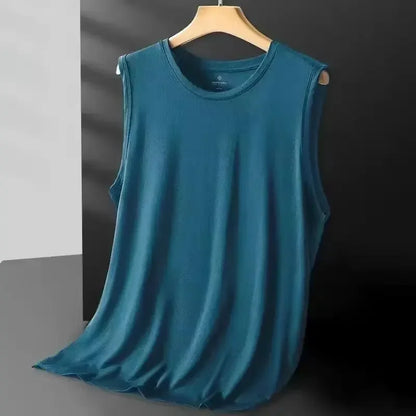 Men's Silk Mesh Lightweight Sports Tank Top