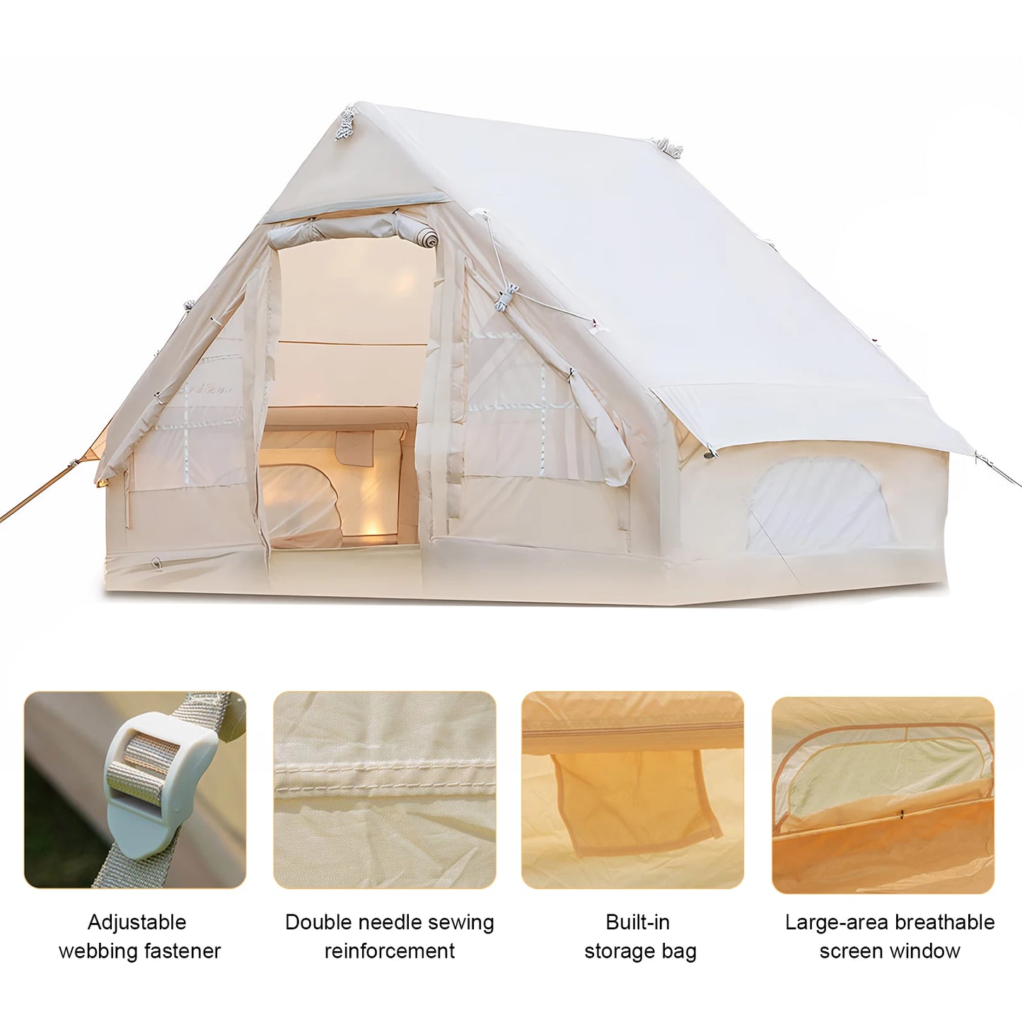 4-6 Person Instant Waterproof Glamping Camping Tent