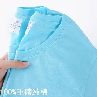 100% Cotton Unisex Solid Color T Shirts