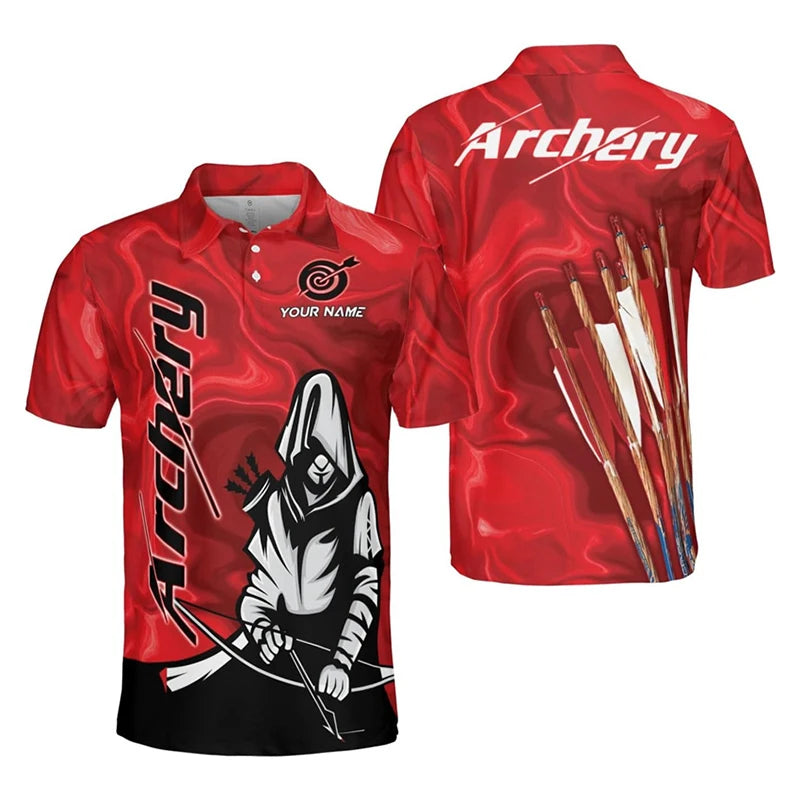 Male Casual Archery Polo Shirt