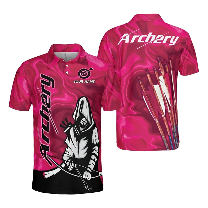 Male Casual Archery Polo Shirt