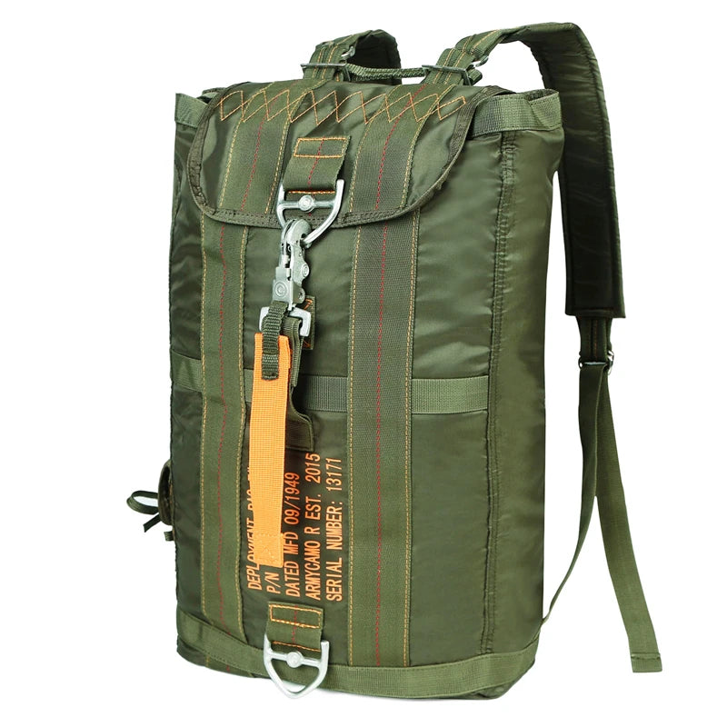 Durable Lightweight All-Purpose Outdoor Parachute Carryall Backpack