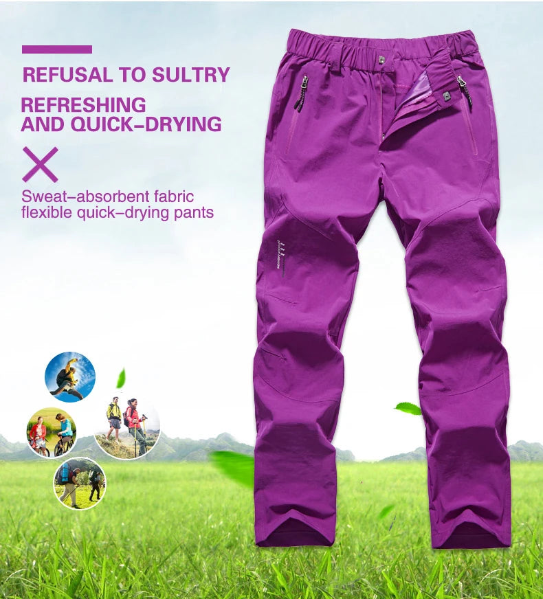 Women Ripstop Quick Dry Outdoor Adventure Waterproof Pants