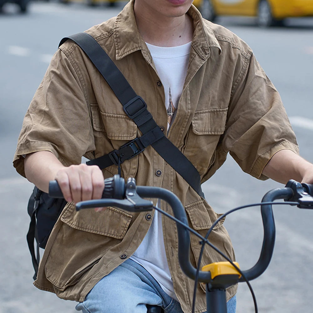 Adjustable Three-Point Anti-Slip Backpack Stability Strap