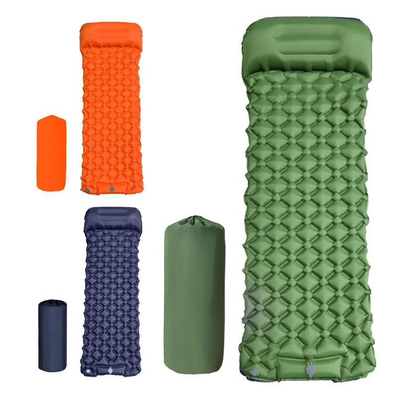 Ultralight Inflatable Camping Mattress with Built in Foot Pump