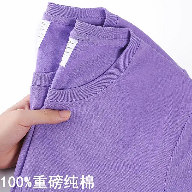 100% Cotton Unisex Solid Color T Shirts