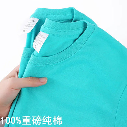 100% Cotton Unisex Solid Color T Shirts
