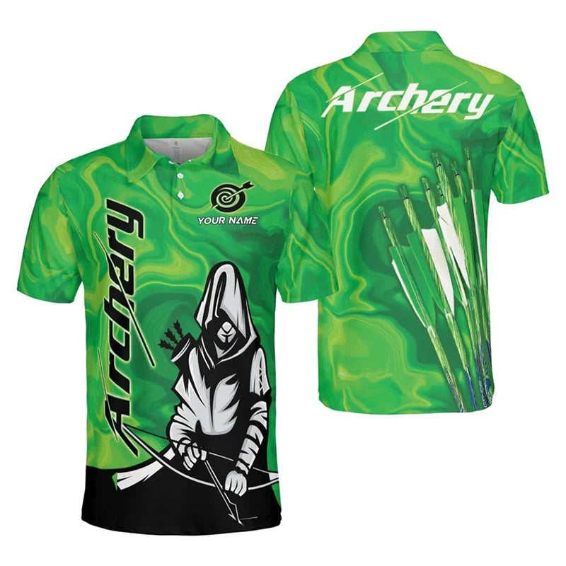 Male Casual Archery Polo Shirt