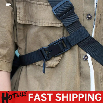 Adjustable Three-Point Anti-Slip Backpack Stability Strap