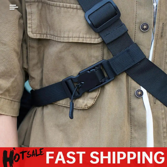 Adjustable Three-Point Anti-Slip Backpack Stability Strap