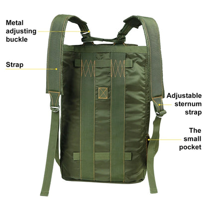 Durable Lightweight All-Purpose Outdoor Parachute Carryall Backpack