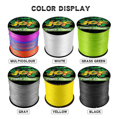 JOF Multifilament 300/100M Braided 4 Strands Fishing Line