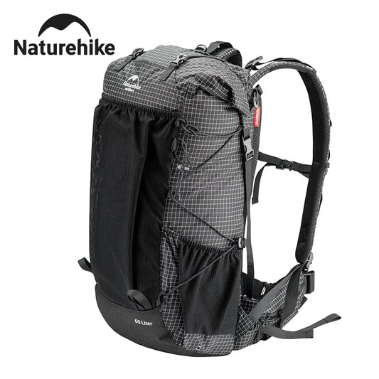 Naturehike 60+5L Waterproof Hiking Backpack with Rain Cover