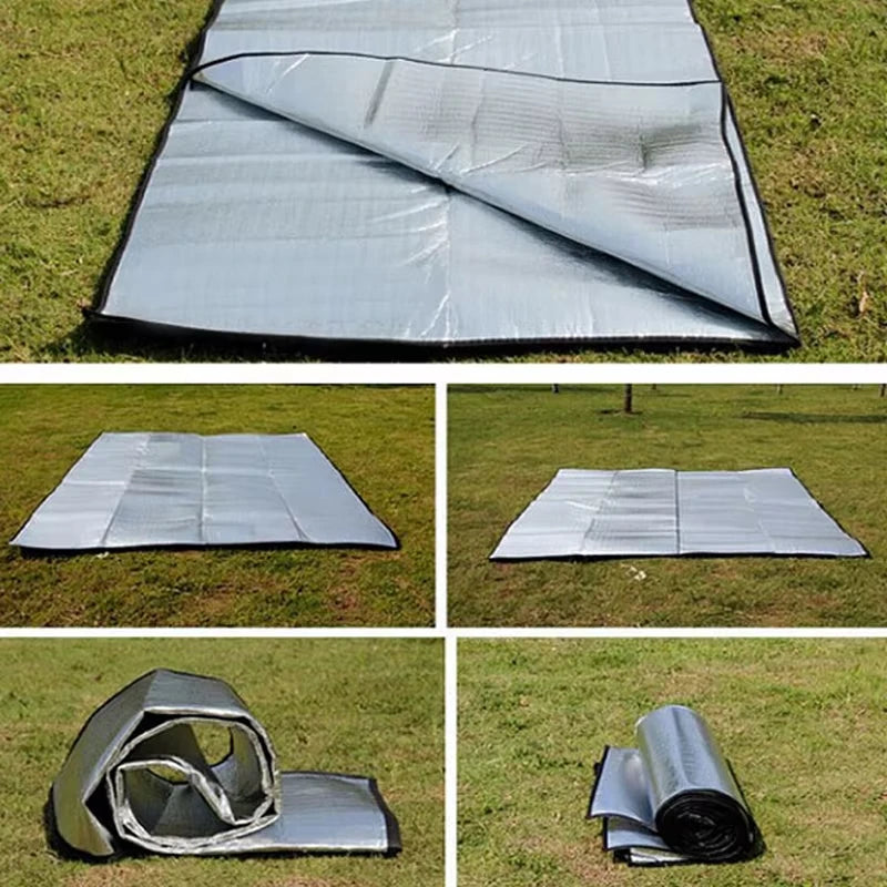 Thermal Reflective Aluminum Camping Mat Foam Sleeping Pad