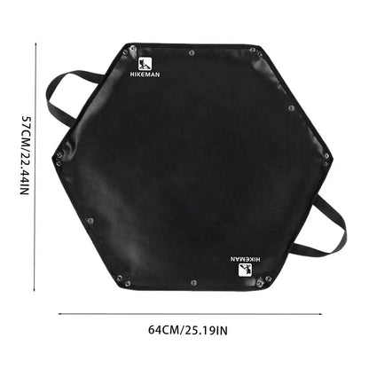 Flame-Retardant Fireproof Rug for Camping and Fireplaces