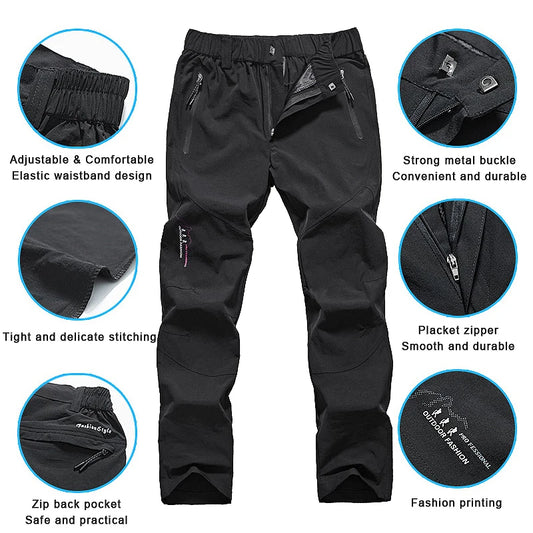 Women Ripstop Quick Dry Outdoor Adventure Waterproof Pants