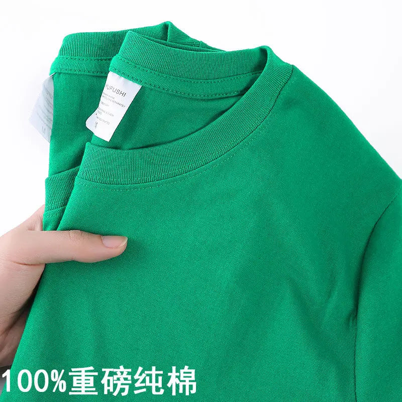 100% Cotton Unisex Solid Color T Shirts
