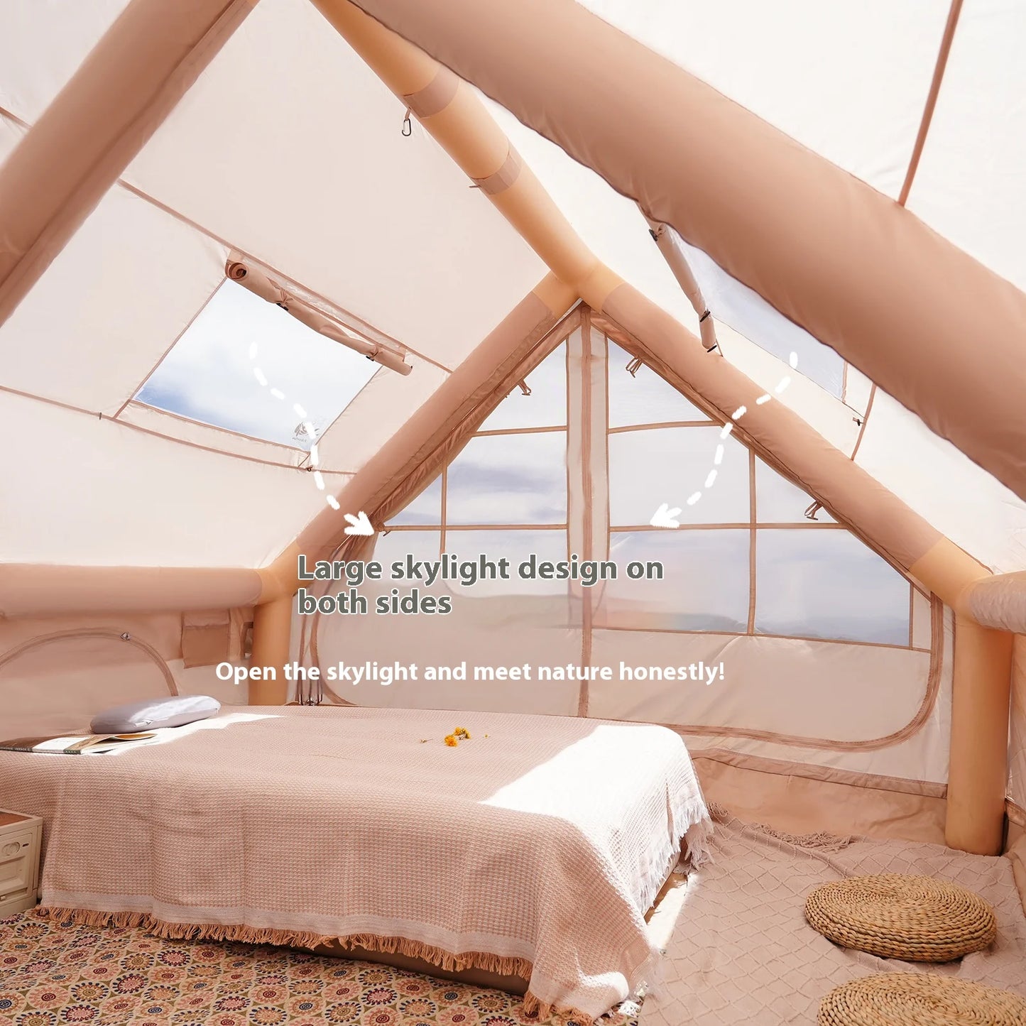 Inflatable Luxury Cabin Tent for Family/Glamping
