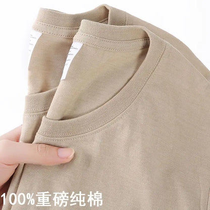 100% Cotton Unisex Solid Color T Shirts