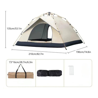Windowless Doors Quick-opening Automatic Rainproof Sunshine-proof Tent