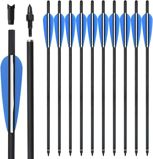 16-22inch Carbon Crossbow Bolts for Targeting