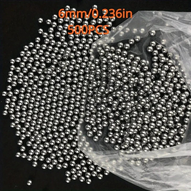 500pcs 6/8mm Slingshot High Carbon Steel Ball Ammo