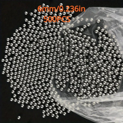 500pcs 6/8mm Slingshot High Carbon Steel Ball Ammo